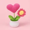 Rose Red-Love Daisy pot