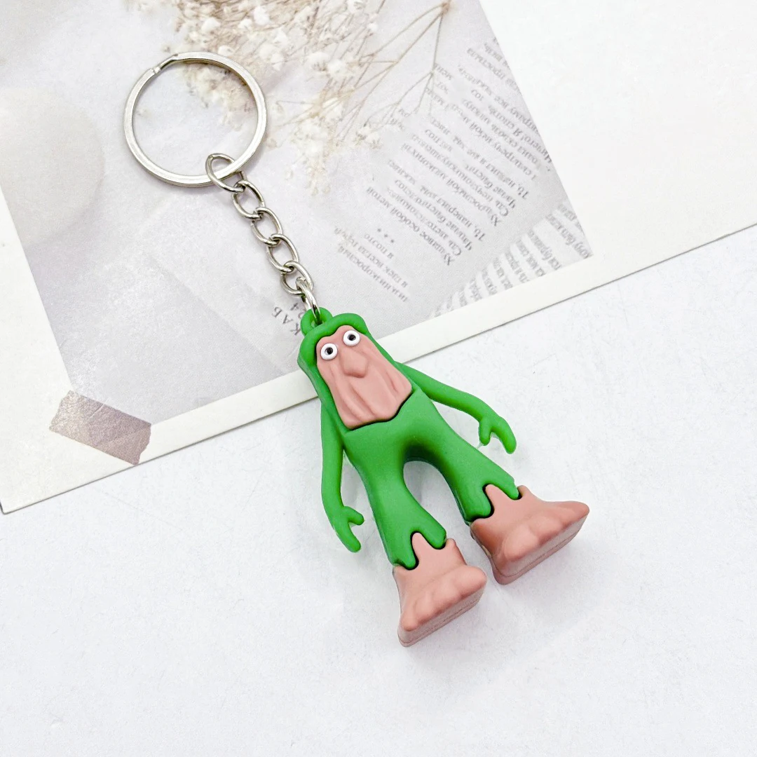 2025 Tralalero Shark Keychain - Cartoon Animal Plastic Key Ring