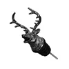 Gun black deer head wine mouth