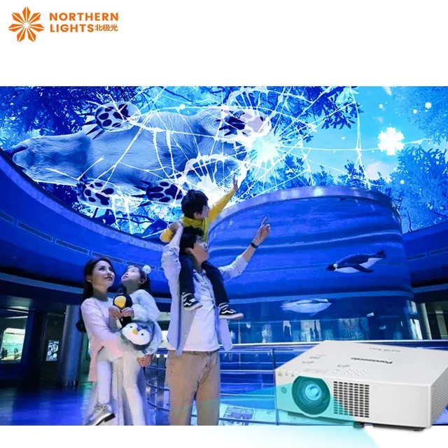 new products for shopping mall equipment virtual reality VR simulator Ceiling interactive projection