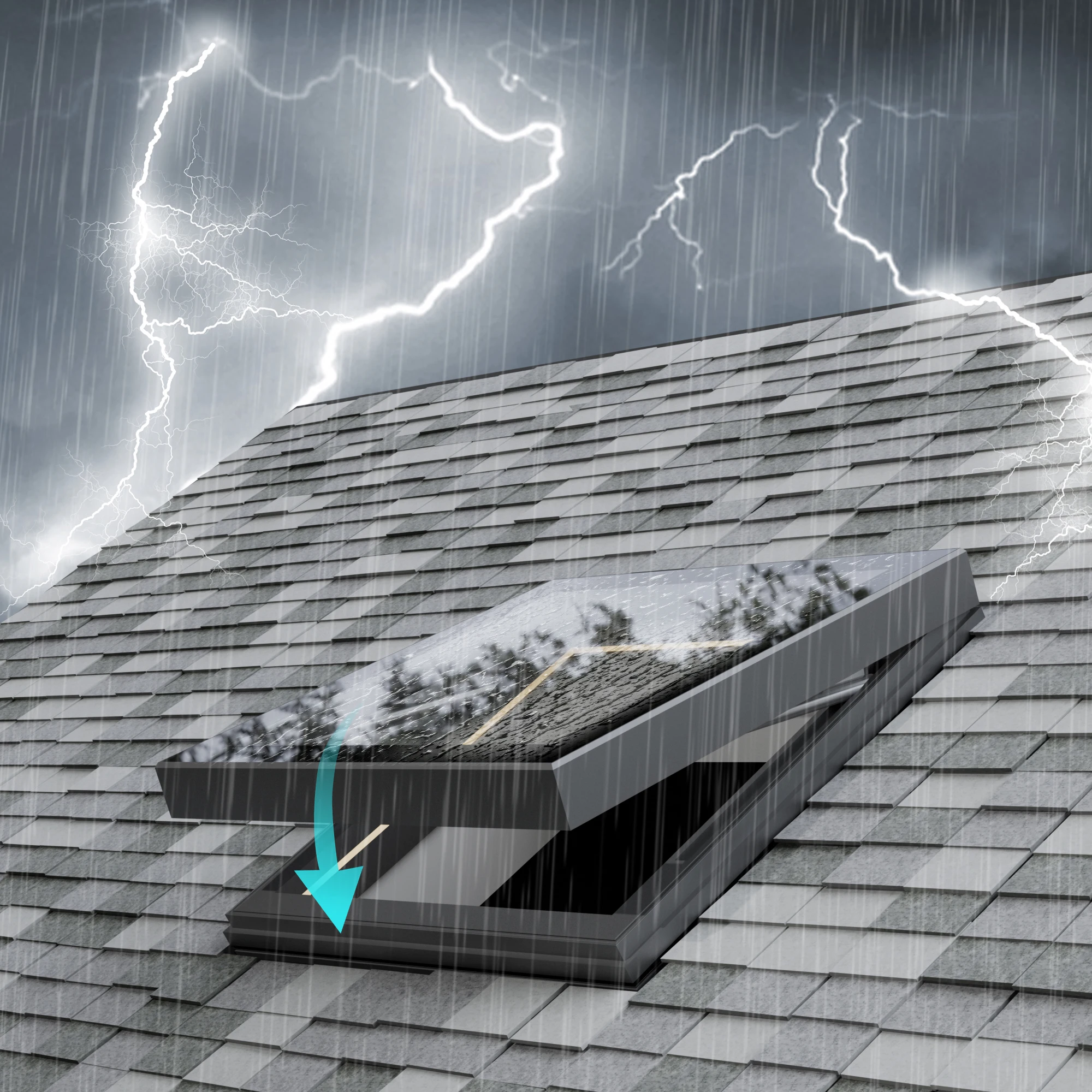 Новейший дизайн дом вилла кровать комната с алюминиевым каркасом автоматизация открытый стеклянный фонарь на