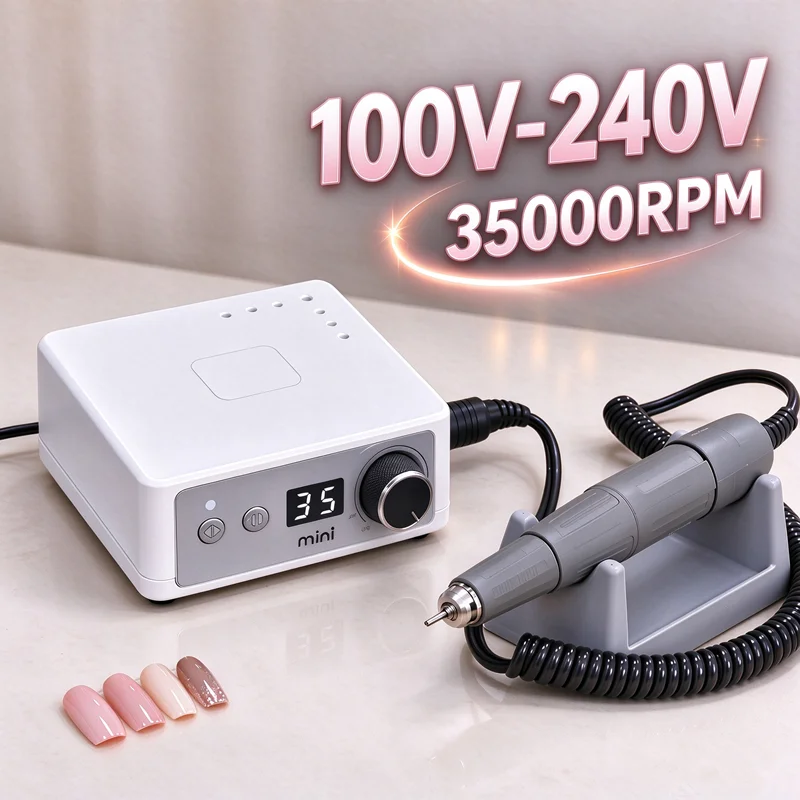 OEM Korea Dental Lab 100-240V Wide Voltage SDE 37LN Handpiece Nail Drill Denture Jewelry Polishing Micromotor Manicure Machine