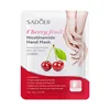 Masque pour les mains à la cerise