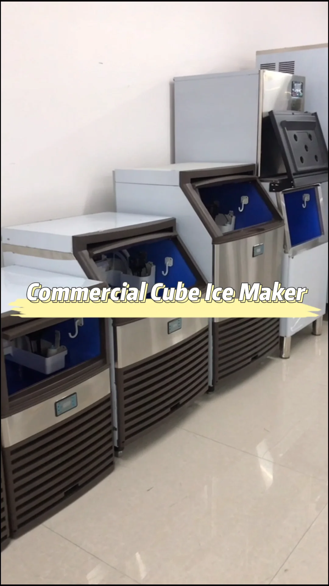 Lecon Commercial Large Capacity 100kg Ice Cube Making Machine Buy Ice