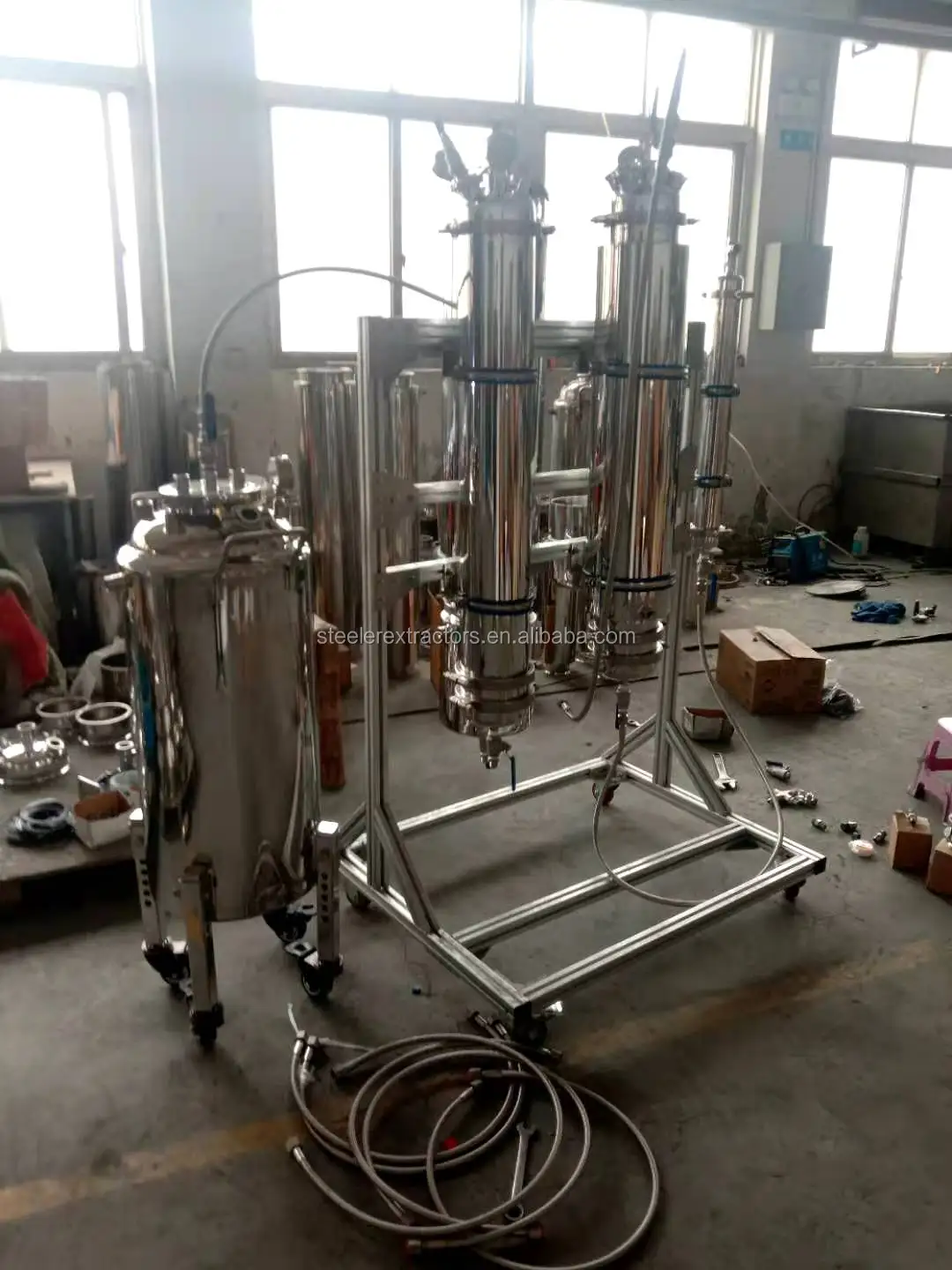 Наборы экстракторов 15 фунтов с резервуаром для восстановления 100 фунтов и 8 колоннами