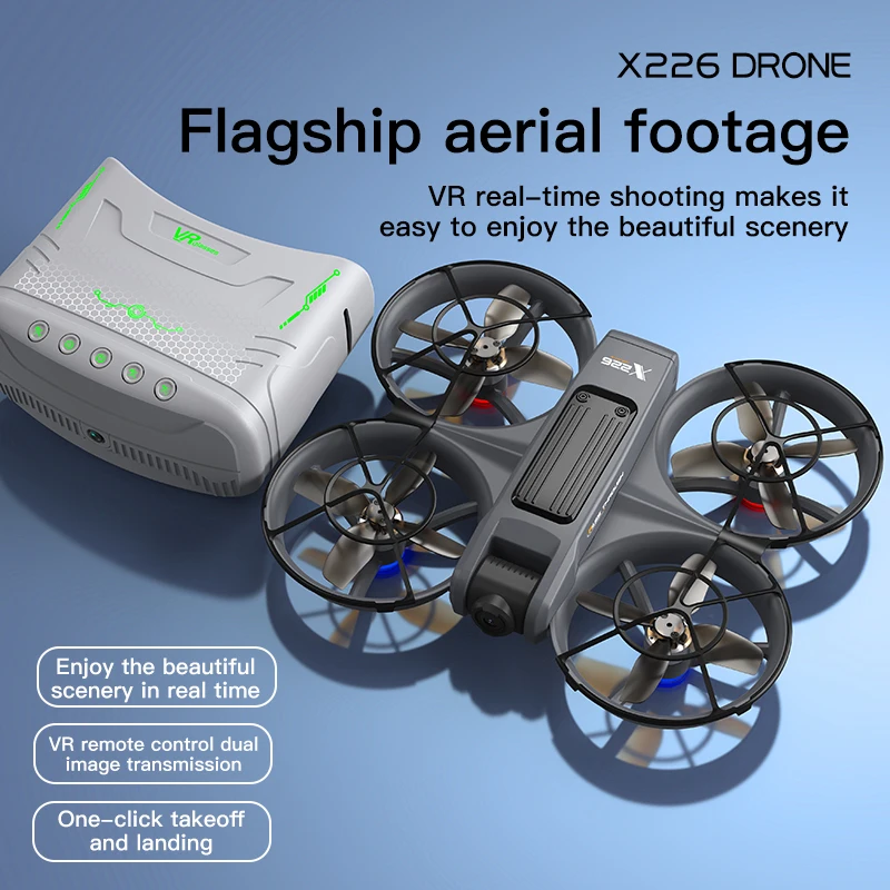 X226 VR Mini Drone - 4K Camera, Brushless Motor, Foldable, Ideal