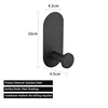 Round Hook Drill-Free(Black)
