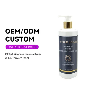 OEM ODM Exfoliating Skin Care Body Wash Niacinamide Collagen Whitening Vitamin C Moisturizing Anti-aging Glycerin Body Lotion