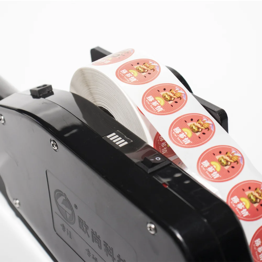 Orshang Hot Models Handheld Small Electric Labeling Machine Apple Orange Kiwi Stick Small Label Labeling Machine