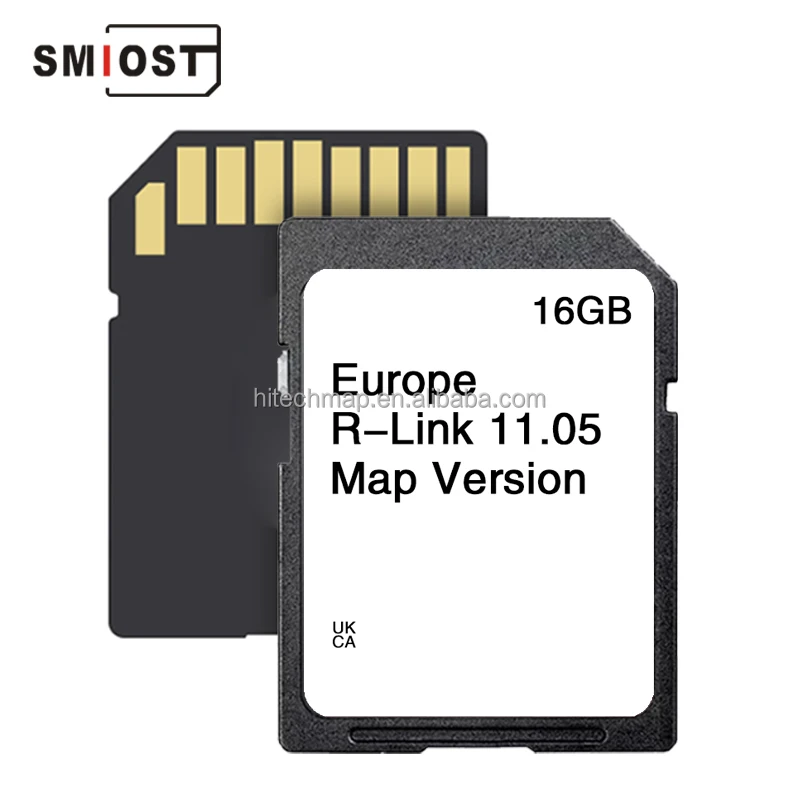 SMIOST for Renault CID SD Card Navigation 8 Trafic Scenic 3 Master Car GPS Navigator Card Europe R Link 11.05
