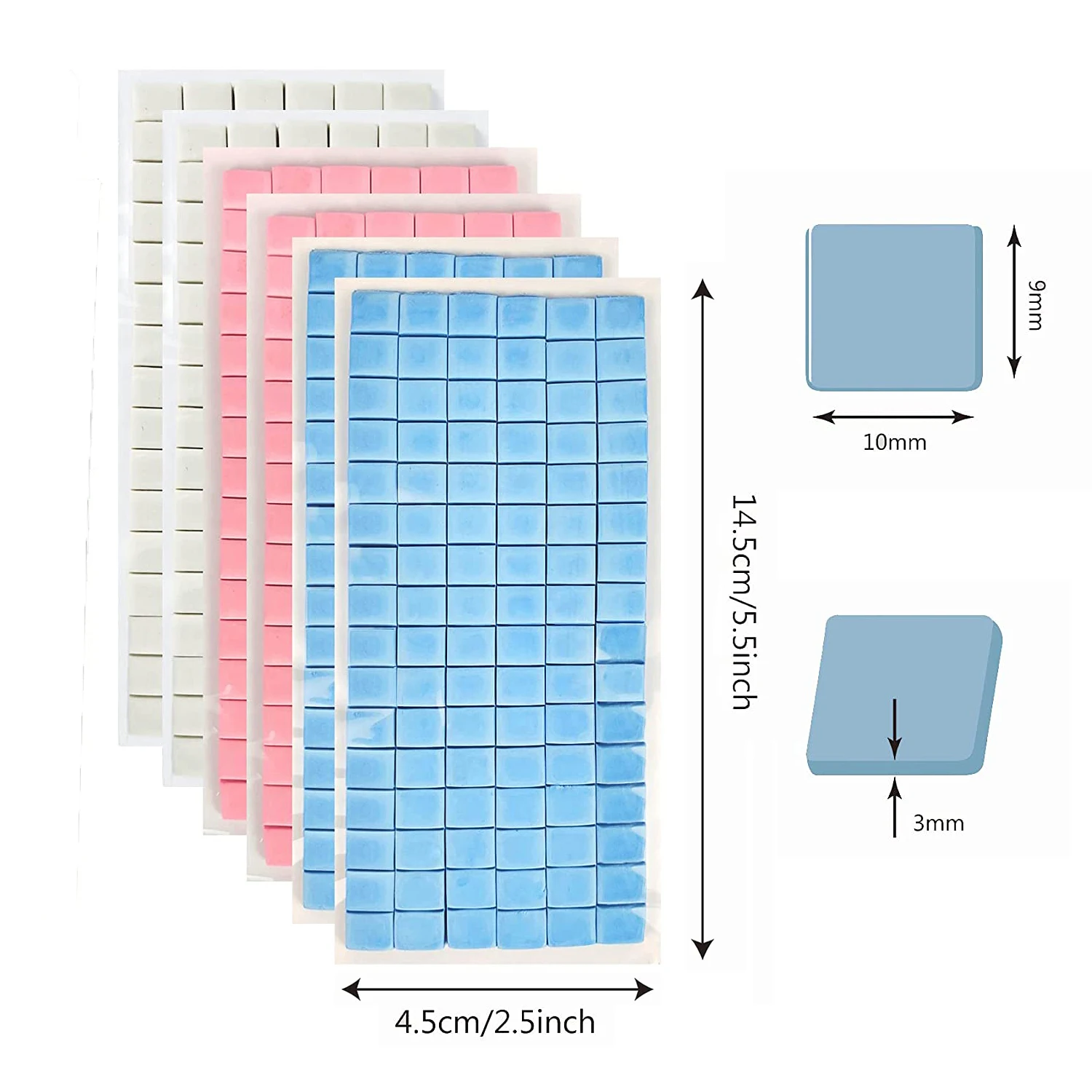 Edsrdus Mounting Putty Removable Reusable Wall Safe 3 Colors