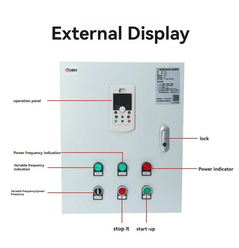 Inverter 790 Power Variable Frequency Constant Pressure Water Supply Variable Frequency Cabinet