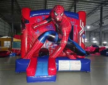 Inflatable spider man bouncer Slide Combo Commercial Inflatable Bouncer toy balls mini inflatable bouncer