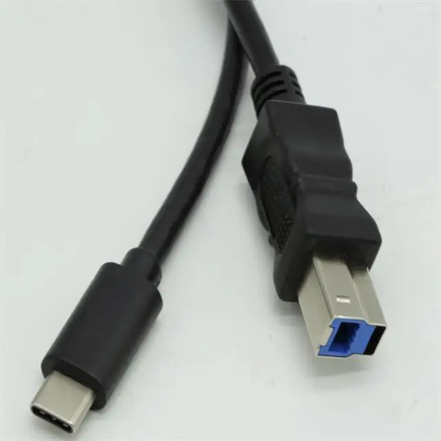 Type-c to USB MINI 3.0 Printer Data Cable Laptop Connected to Hard Disk Box Printer,scanner,fax,integrated Machine,etc