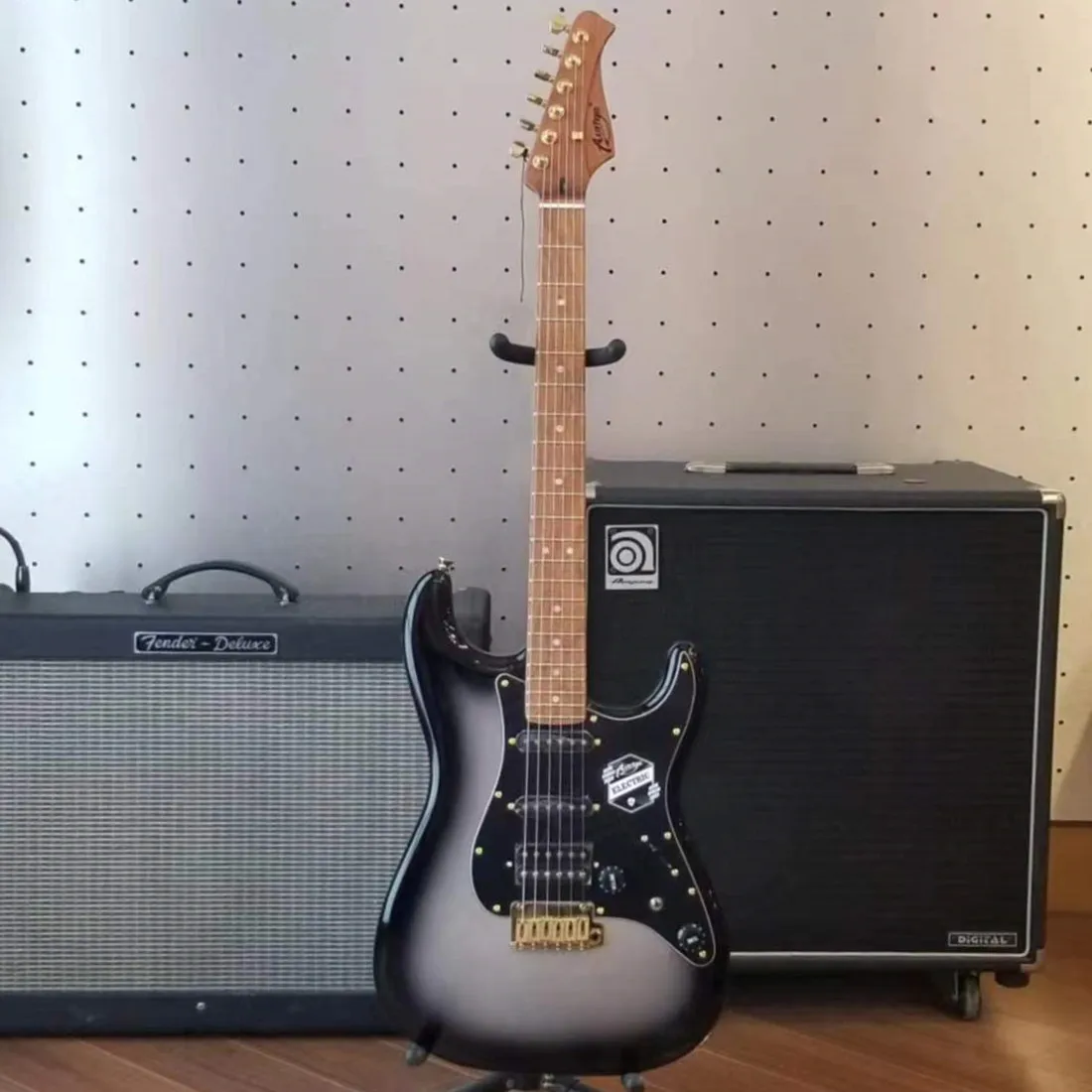 Auriga Electric Guitar Roasted Maple Neck Alder Body Ssh St Style