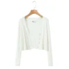 white cardigan