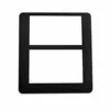 Clear+black boarder