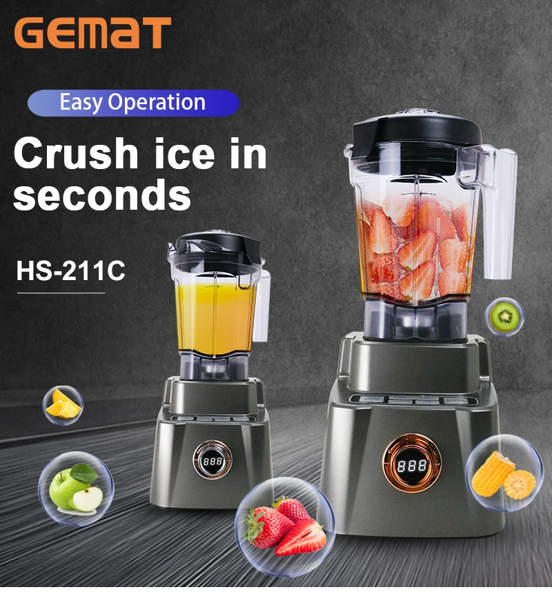 Mixer Blender 2l Countertop Versatile Chopper Digital Blender Licuadora