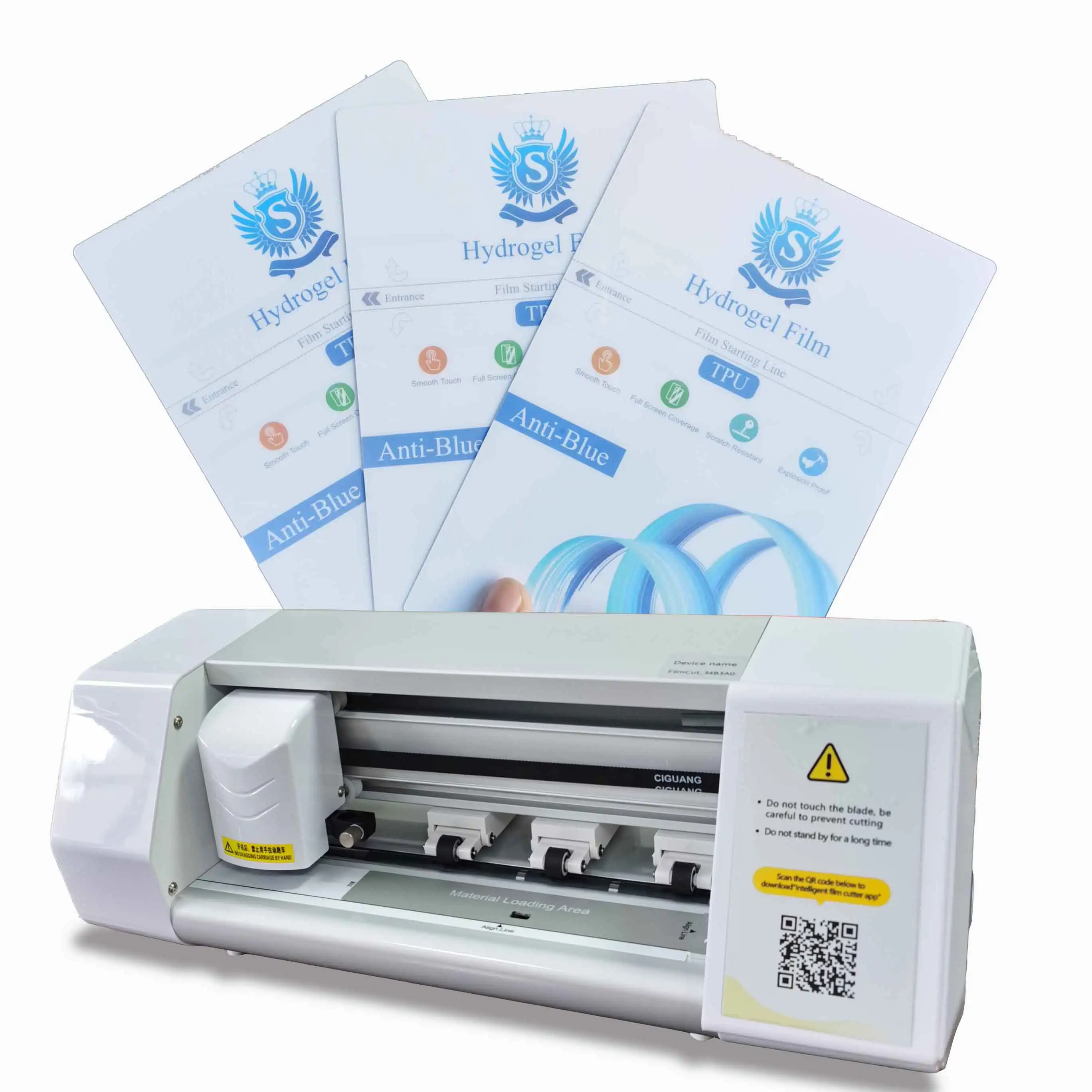 2022 New Automatic Tpu Hydrogel Mobile Phone Screen Protector Film Cutting Cutter Machine for Phone