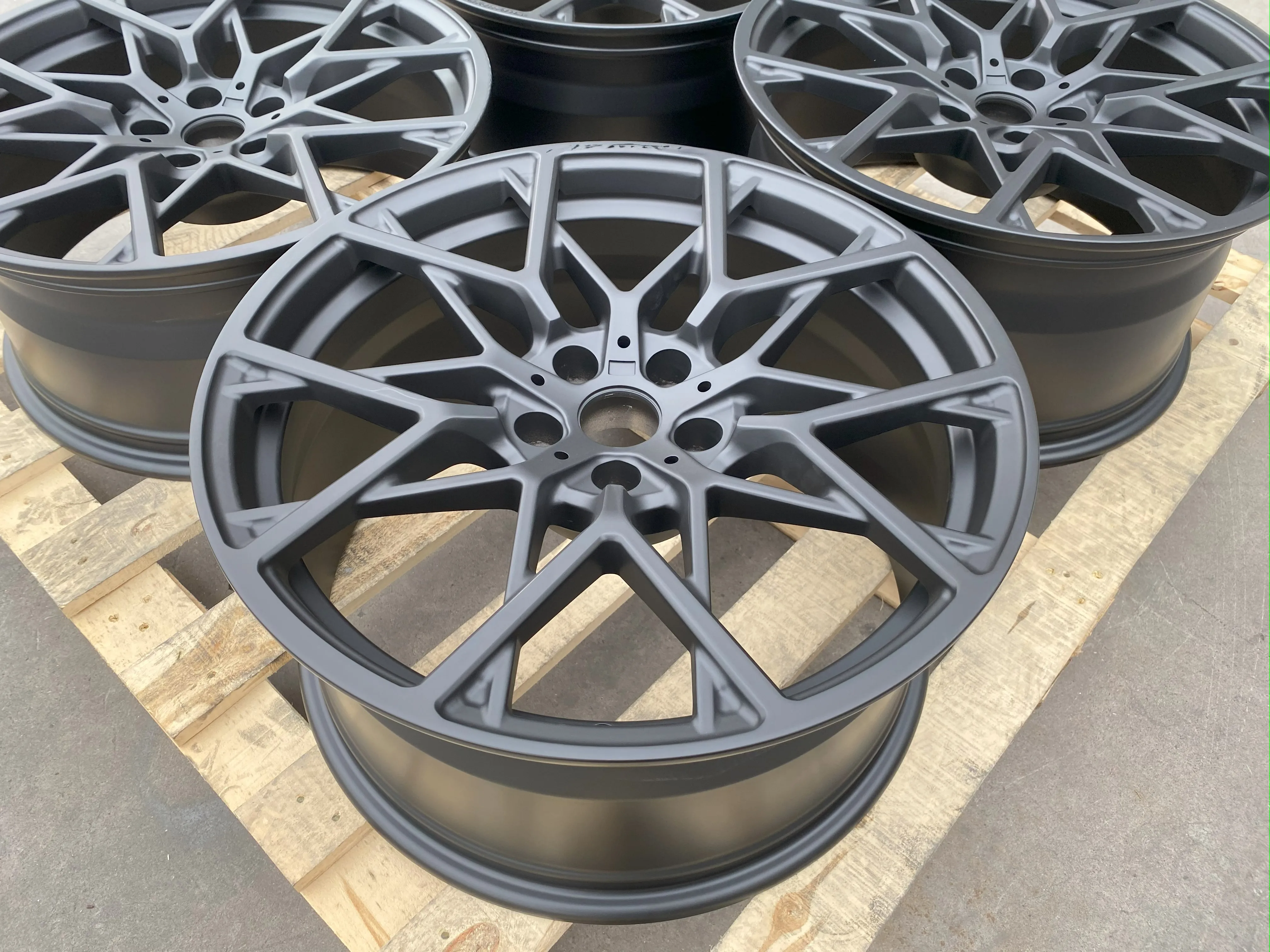 GVICHN matte black concave forged wheels 16 - 26 inch aluminum alloy rims 5x112 5x114.3 5x120 wheel hub