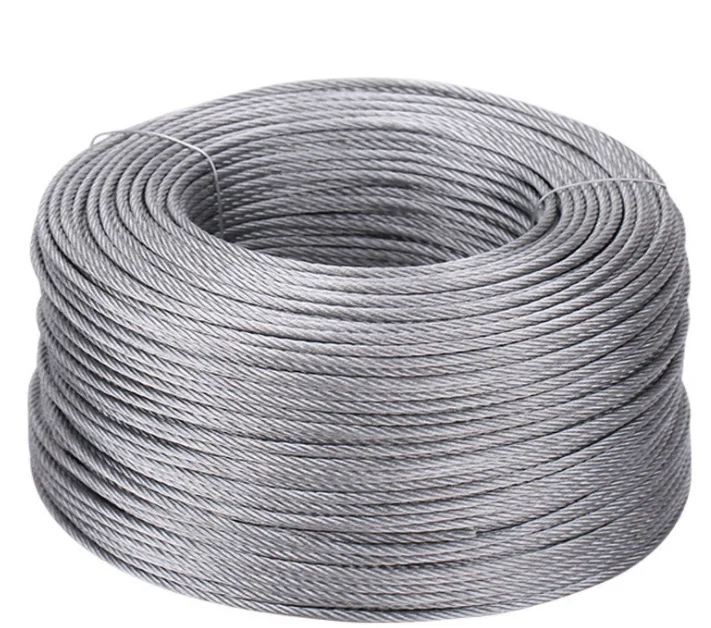 High quality galvanized wire rope 6*37+IWRC