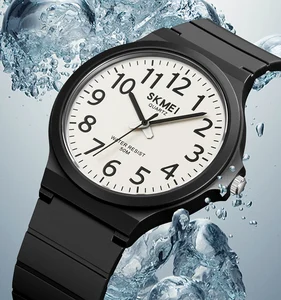 SKMEI 2108 Man's Sport Quartz New TPU Waterproof 30 Meters Fashion Watch with Pointer Dial