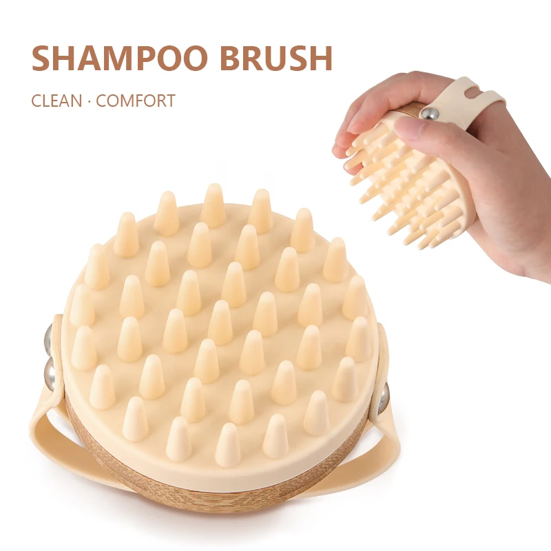 Shampoo Brush Scalp Massager Eco Friendly Scalp Silicone Scalp
