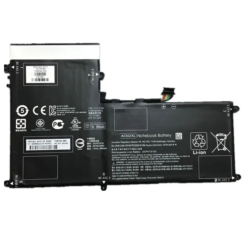 Cheap Price 7 6v 31wh Ao02xl Battery For Hp Elitepad 1000 Elitepad Serie 1000 G2 Internal Battery Original For Hp Buy Ao02xl Battery Battery Original For Hp Internal Battery Product On Alibaba Com