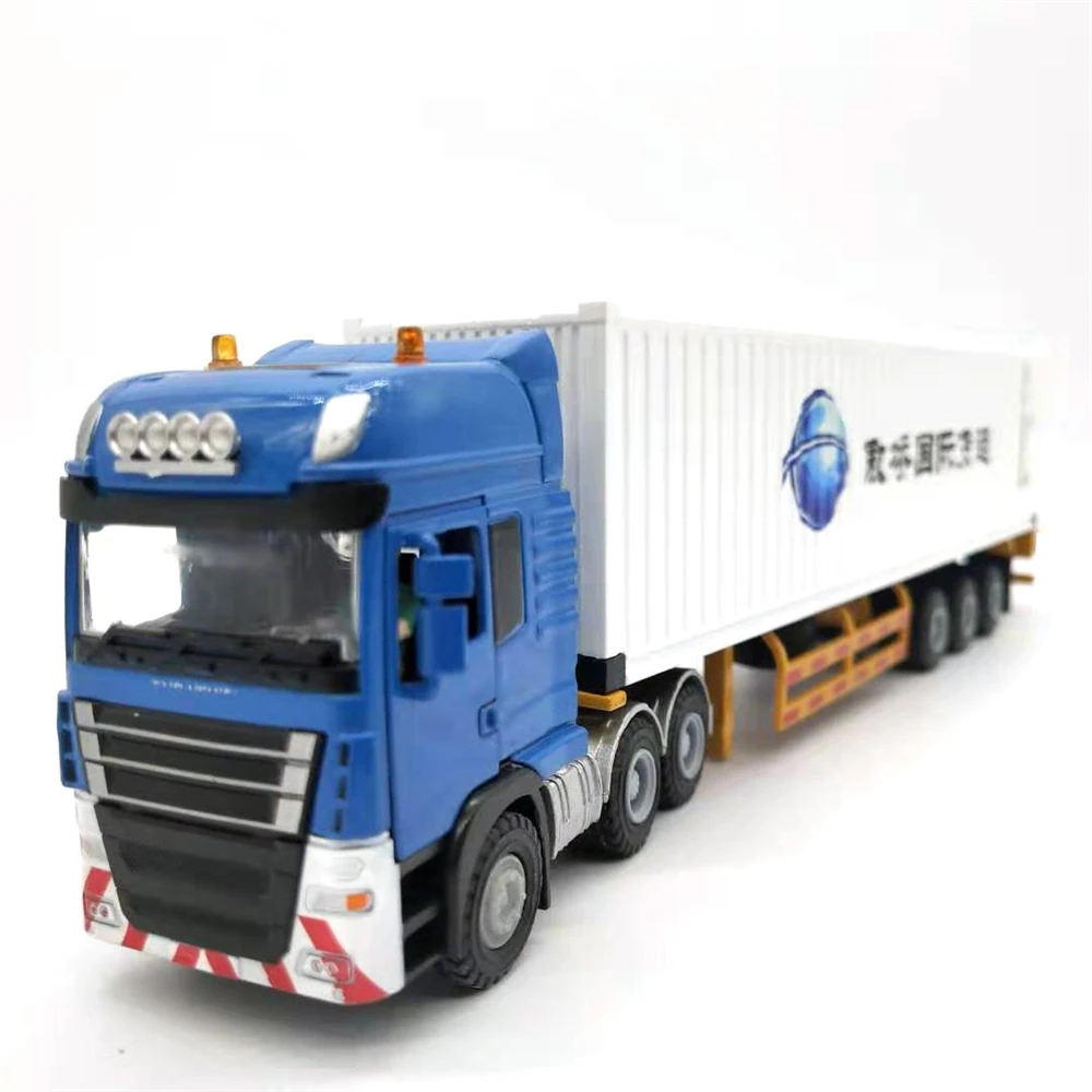 28cm Hapag-Lloyd NA. O.N. Container truck model 1:50 manufactory Container truck model O.A.S ship model