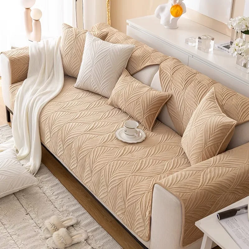 Лидер продаж Эластичный стеганый чехол для дивана нескользящий