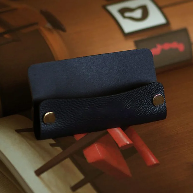 Органайзер для визитных карточек из искусственной кожи