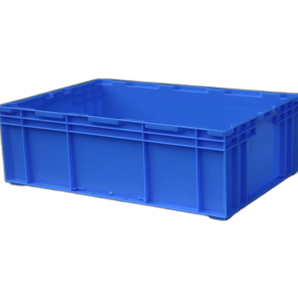 NEXARA Stackable HP6C Heavy-Duty Plastic Crates Durable Solid Logistics Boxes in Various Sizes for Different Scenarios