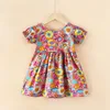 Colorful sunflower princess dress