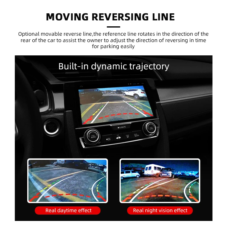 Night Vision Stop Backup Lights Car Vehicle Brake Light Reverse Camera for Ford Transit 2014-2018 for Ford Transit L4 H3 manufacture