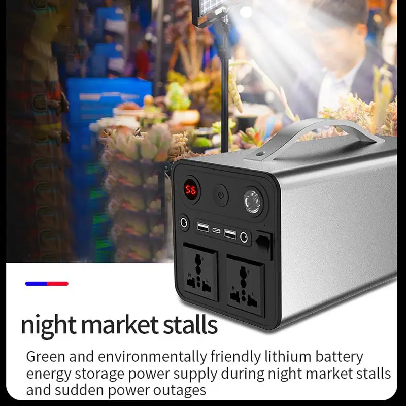 GK320 Mini Solar Generator Portable Power Station Power Supply Portable Energy Storage System With Usb Power Bank