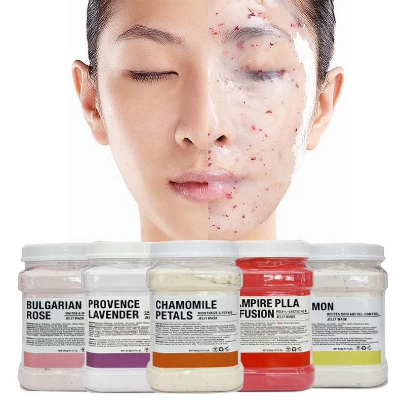 Private Label Low Moq Diy Peel Off Facial Natural Organic Jelly Face