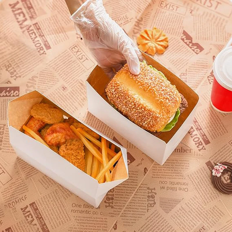 Alibaba.com: KFC Fried Chips Burger Fast Food Packing Box, Custom Print ...