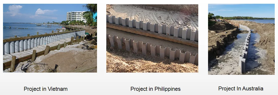 Pvc Piling Design Easy Installation Composite PVC Sheet Pile Vinyl Seawall Panel| Alibaba.com
