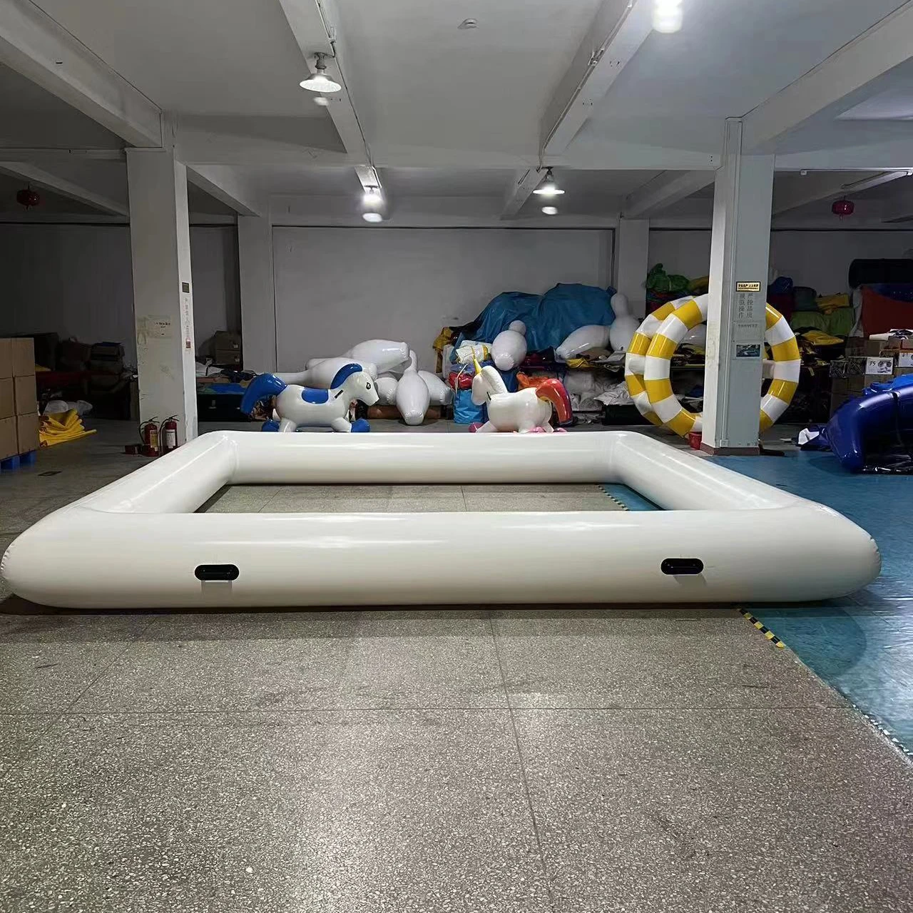 Inflatable Bumper Car Track Without Bottom 13'l X 13'w X 1.6'h,Go Kart