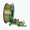 Soie rouge-vert