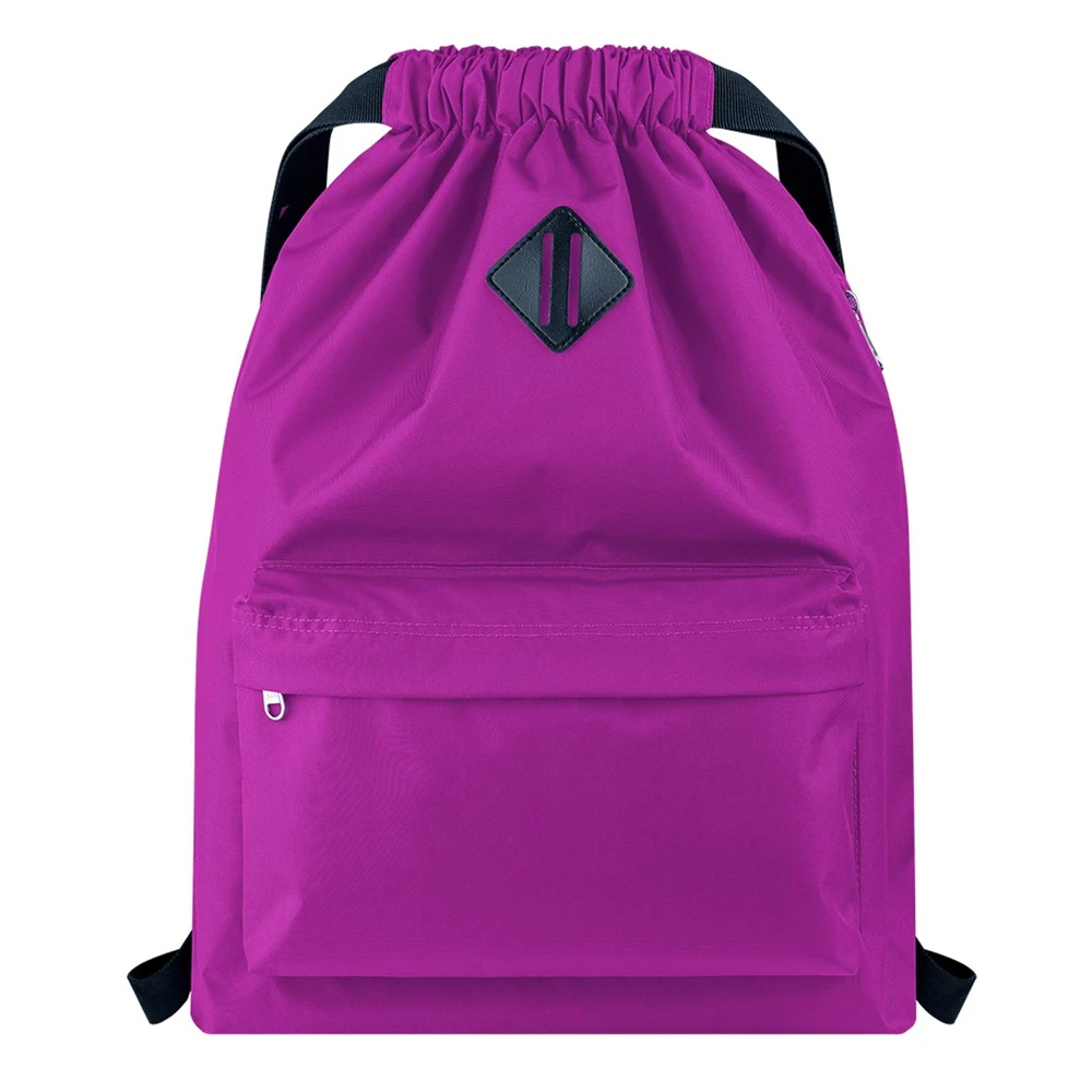 Source Nylon Drawstring Backpack Sports Gym Back Pack with Side Pocket for  Men Women Waterproof Sports Travel Draw String Bags Rucksack on m.alibaba .com