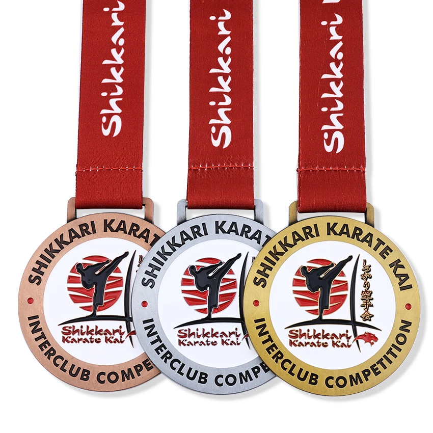 WTD Custom Medals Artes Marciais-Fabricante Karate Kung Fu Taekwondo BJJ Kick Boxing Troféus e Placas Espartanos