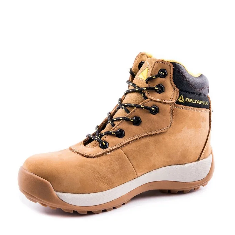 SRC Class Delta Plus Winter Unisex Anti-Static Safety Boots Anti-Slip Anti-Oil Cowhide Insole Heat-Resistant