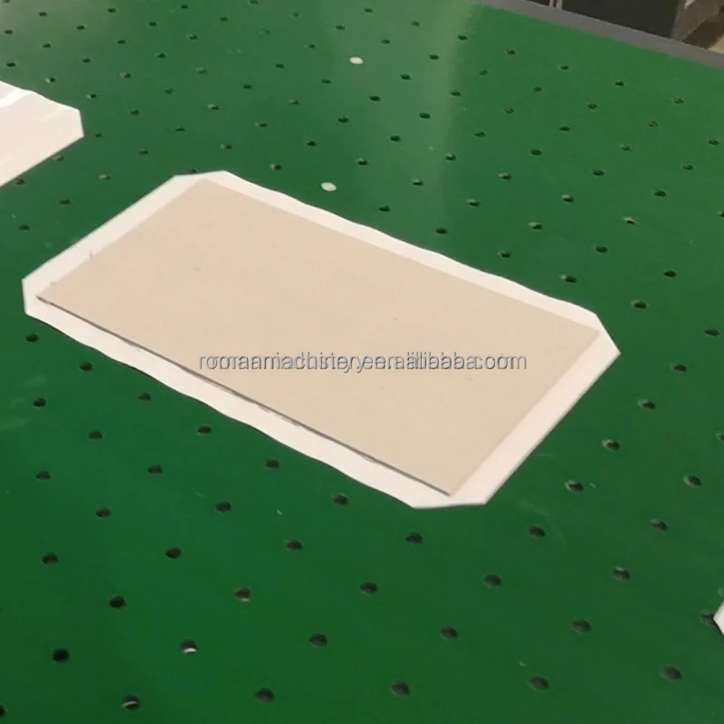 Automatic Conveyor Box Cardboard Board Glue Pasting Machine One Top Upper Side Cardboard Paper Sheet Box Feeding Gluing Machine