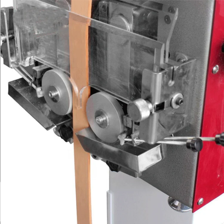 Vertical Double Side Leather Belt Edge Painting Inking Machine Edge