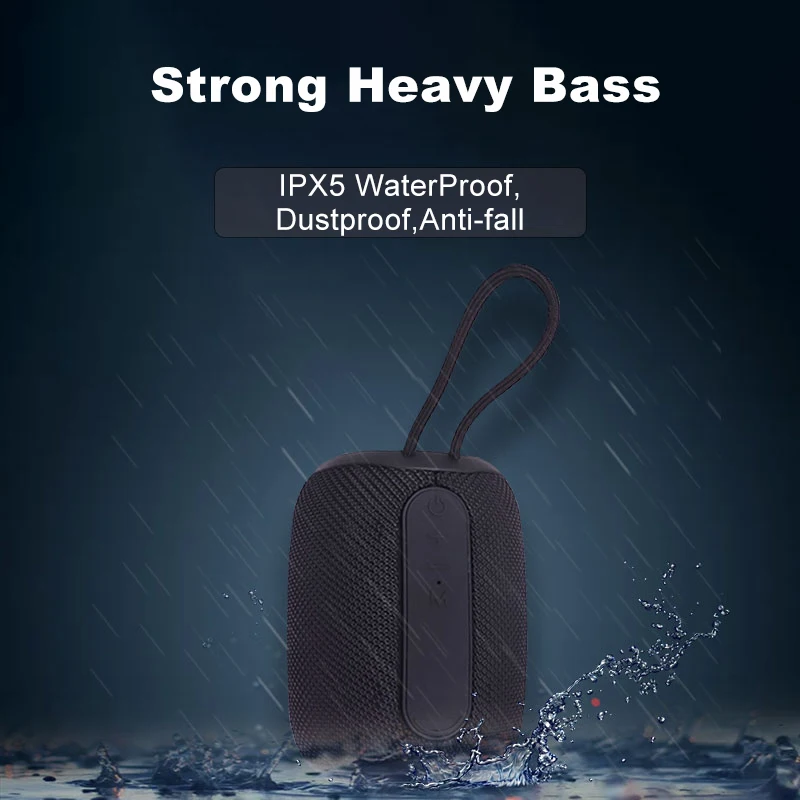 Alibaba.com: Waterproof portable wireless speaker with USB and TF card ...