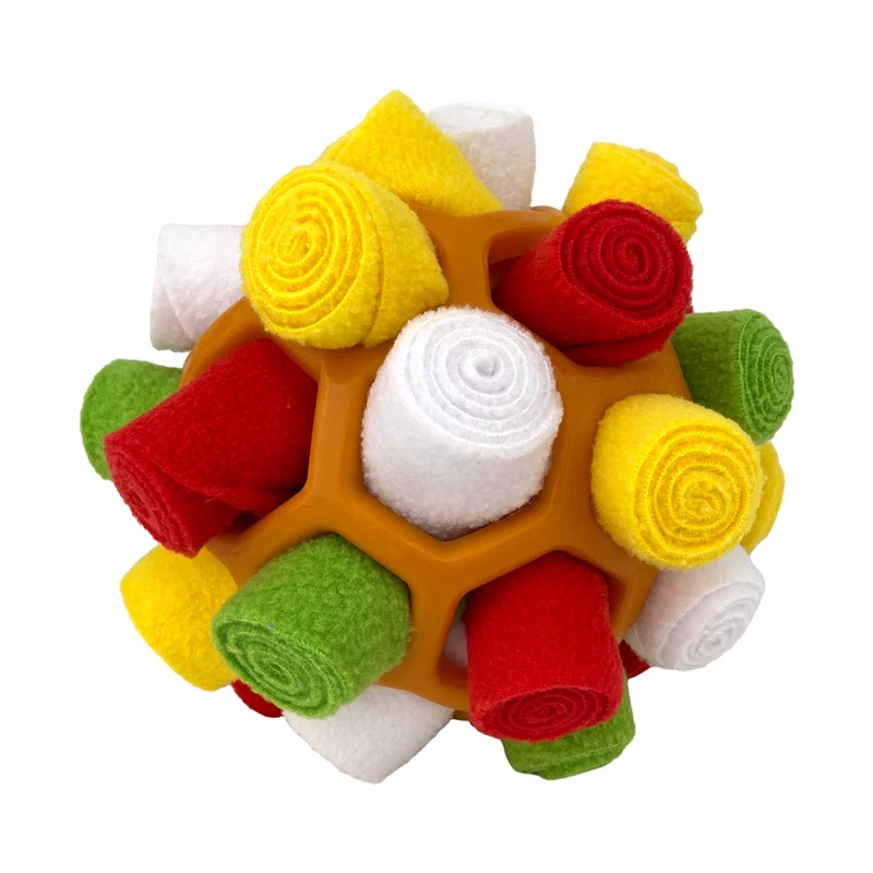 Interactive Pet Toys Dog Snuffle Ball With Bite Resistant Rope Slow Feeder Dog Chew Toy For Training Dog Balls supplier