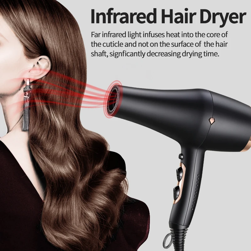 In Stock OEM Ionic Infrared Professional Salon Fast Drying Powerful 2000W 2200W Hair Dryers Best Price One Step Hair Dryer
