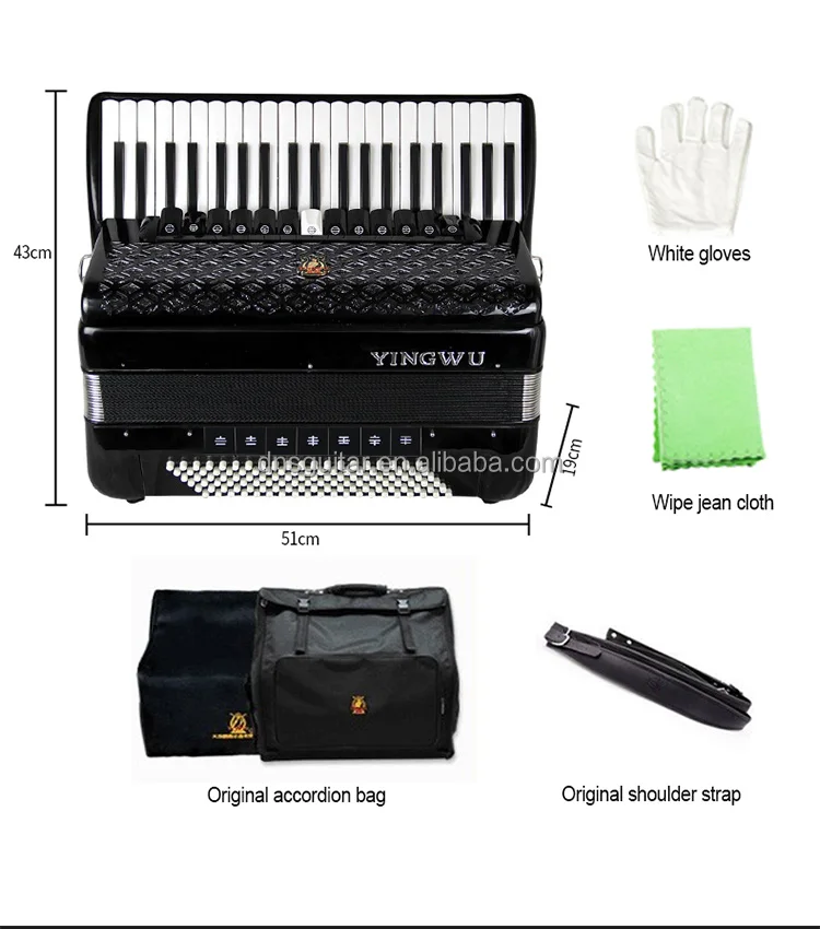 120 Bass 3 Chorus Keyboard Parrot Accordion,Yingwu Piano Accordion