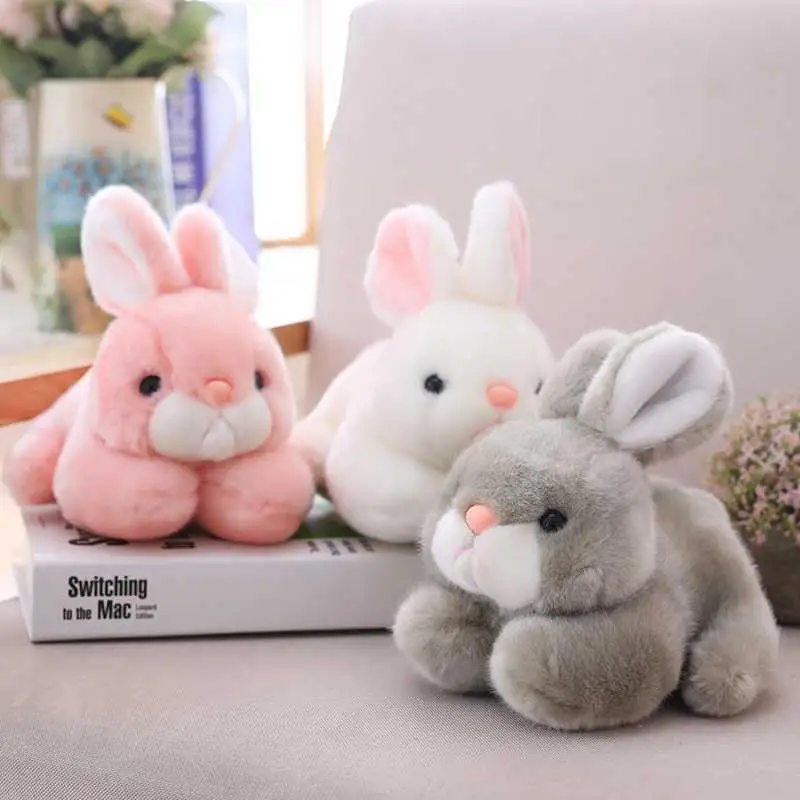 CustomPlushMaker offers wholesale 8-inch machine plush toy rabbit dolls, perfect for boutique gifting:cute sample